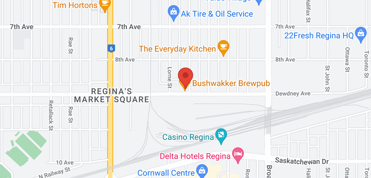 map of 504 2206 Dewdney AVE
